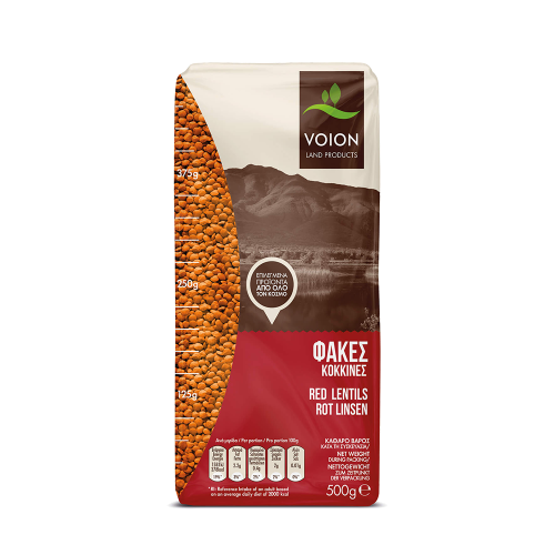 Rote Linsen schnellkochend – Voion 500 g