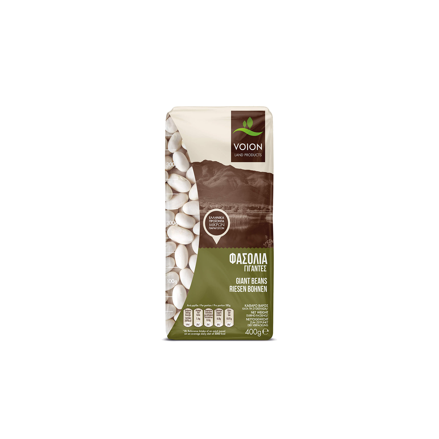 Griechische Riesenbohnen Gigantes – Voion 400 g