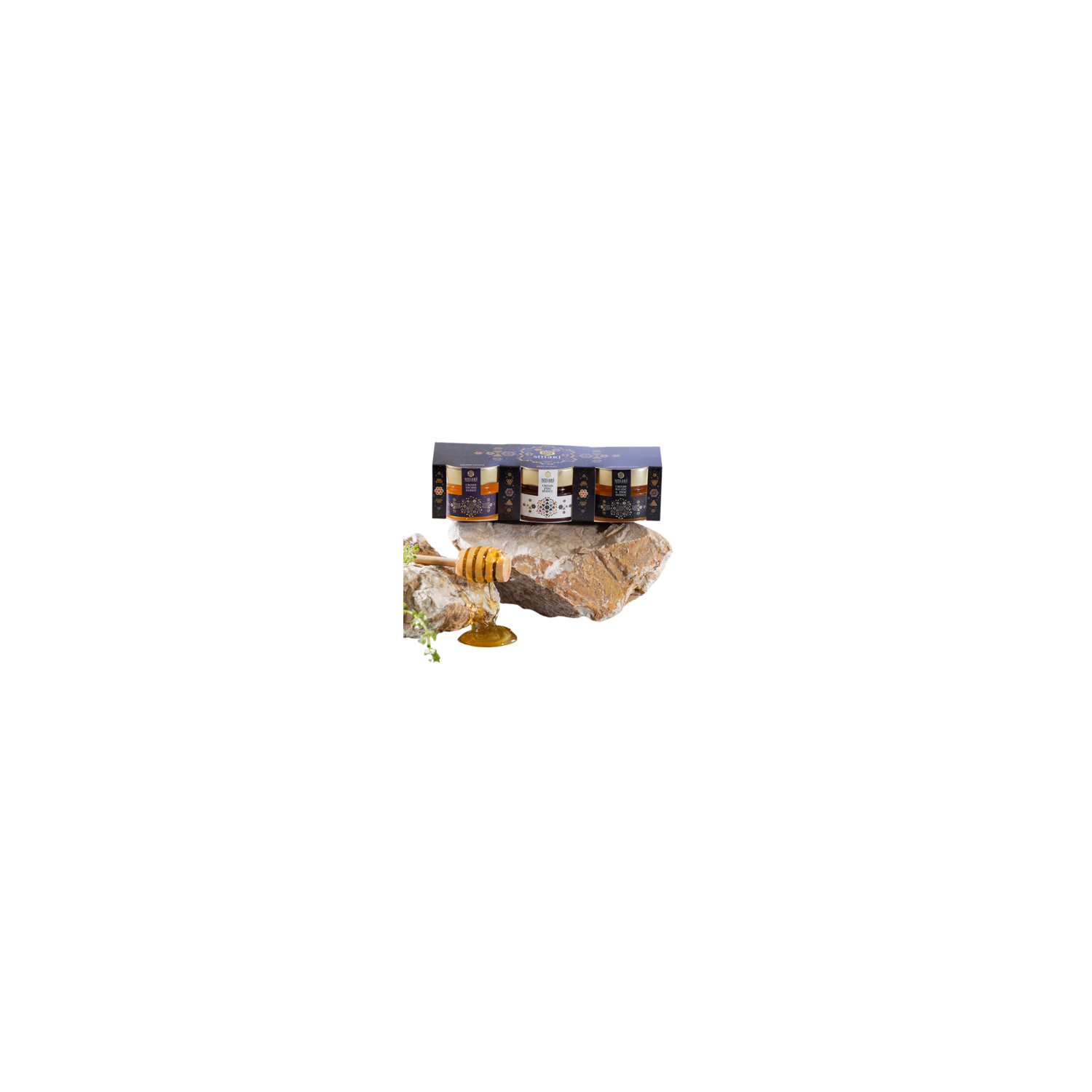 Honig-Probierset aus Kreta – SMARI 3 × 70 g