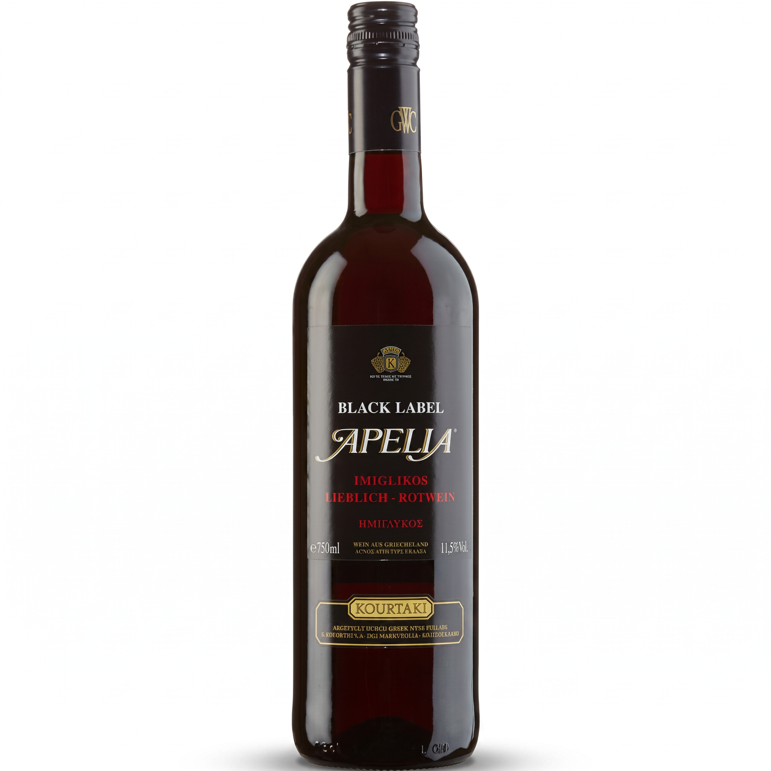 Apelia Black Label Imiglikos rot 0,75 l Kourtaki