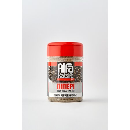 Schwarzer Pfeffer gemahlen Pet Flasche 40 g