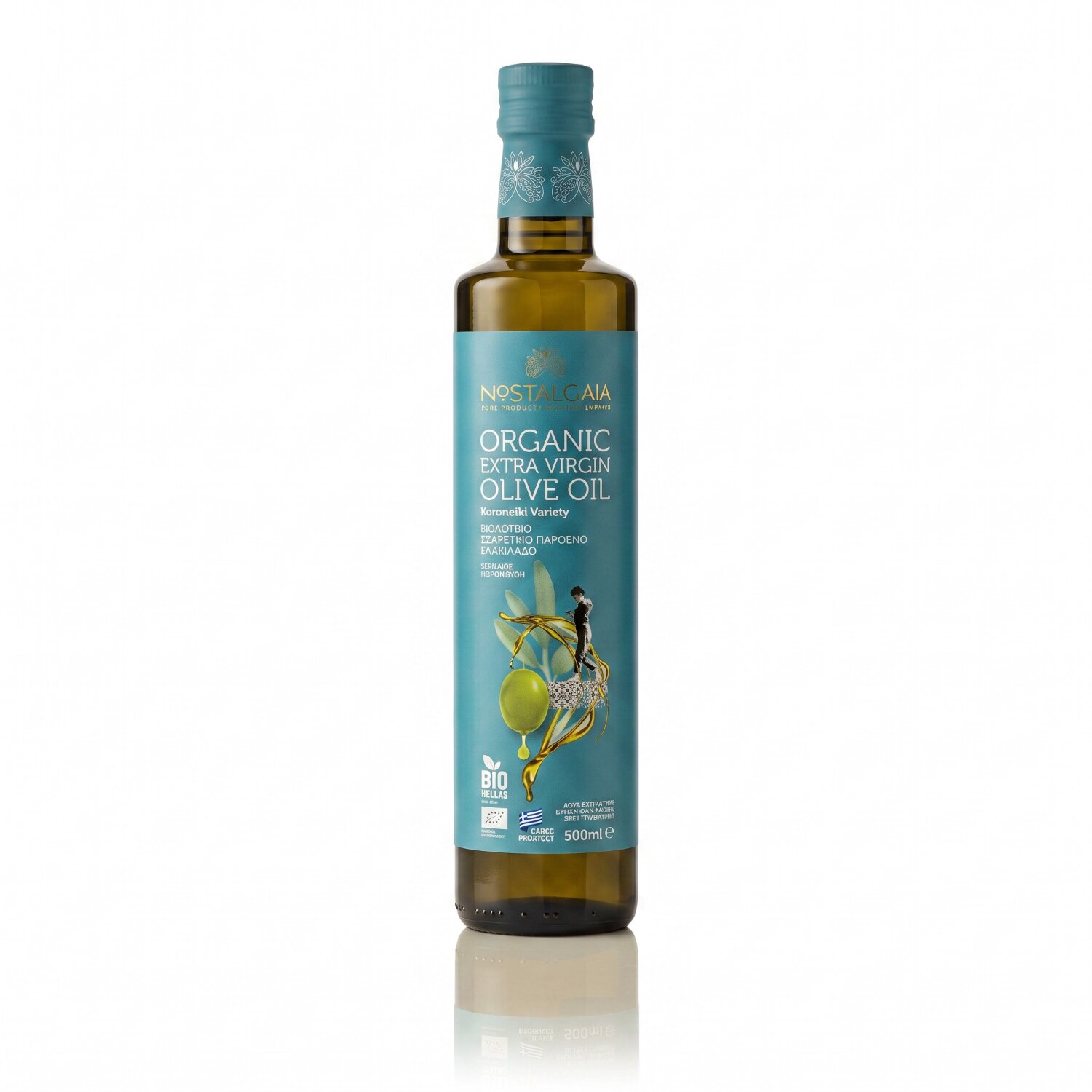 Nostalgaia Bio Olivenöl Extra Nativ 500 ml Flasche