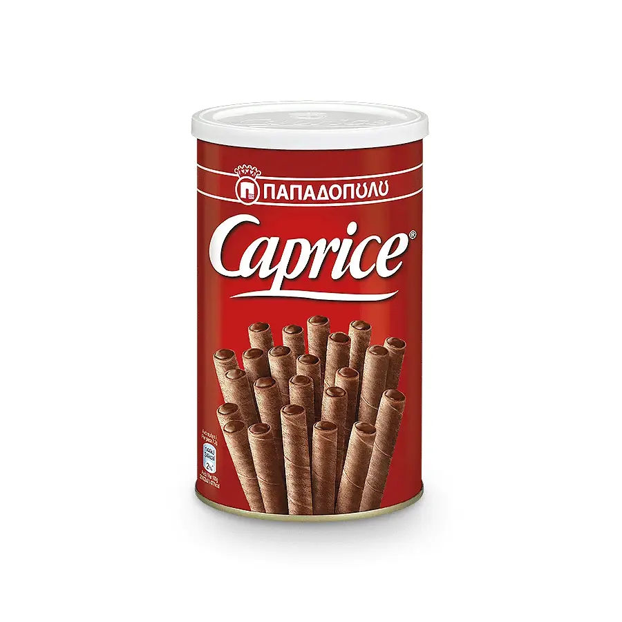 Papadopoulos Caprice Waffelröllchen Haselnuss & Kakao 250 g