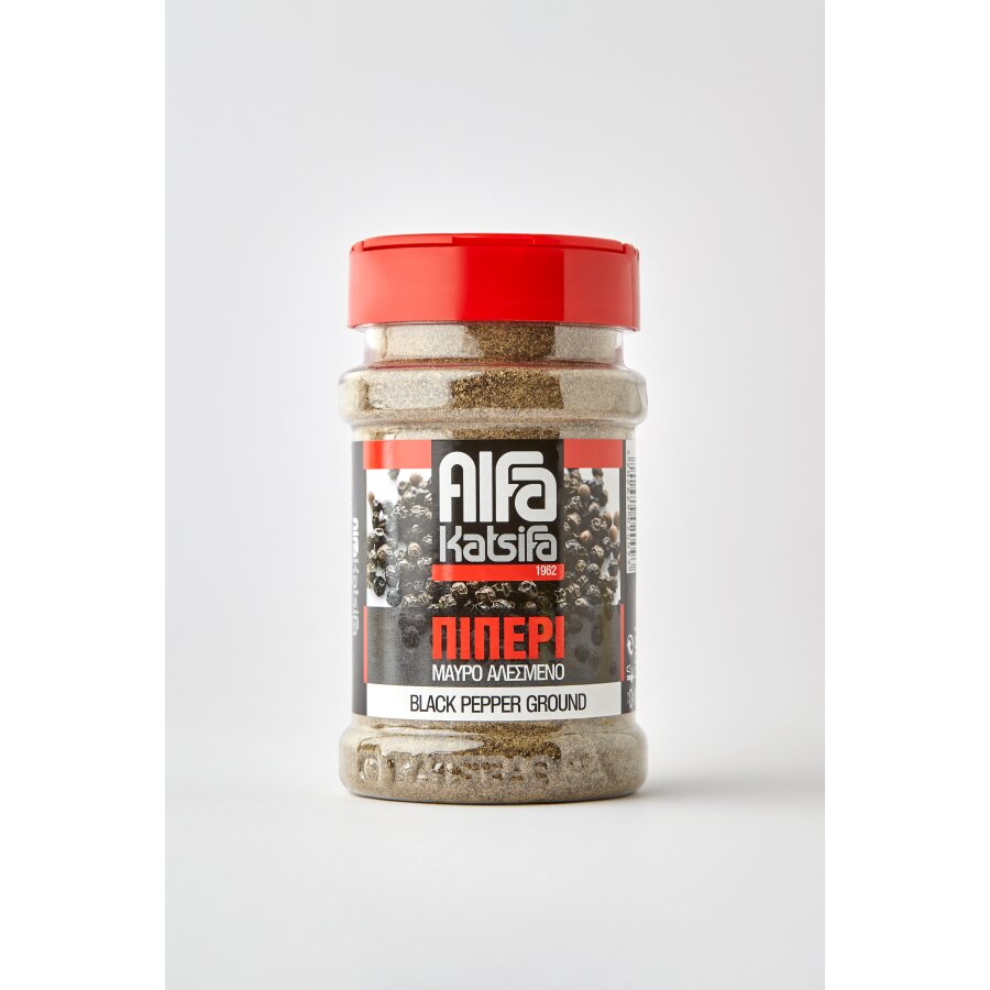 Schwarzer Pfeffer gemahlen Pet Flasche 150 g