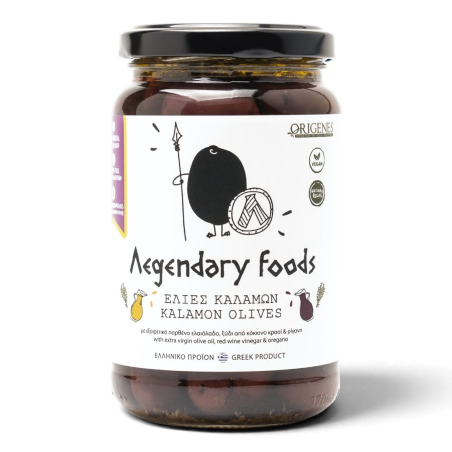 Kalamata-Oliven mit Stein – Legendary Foods 200 g