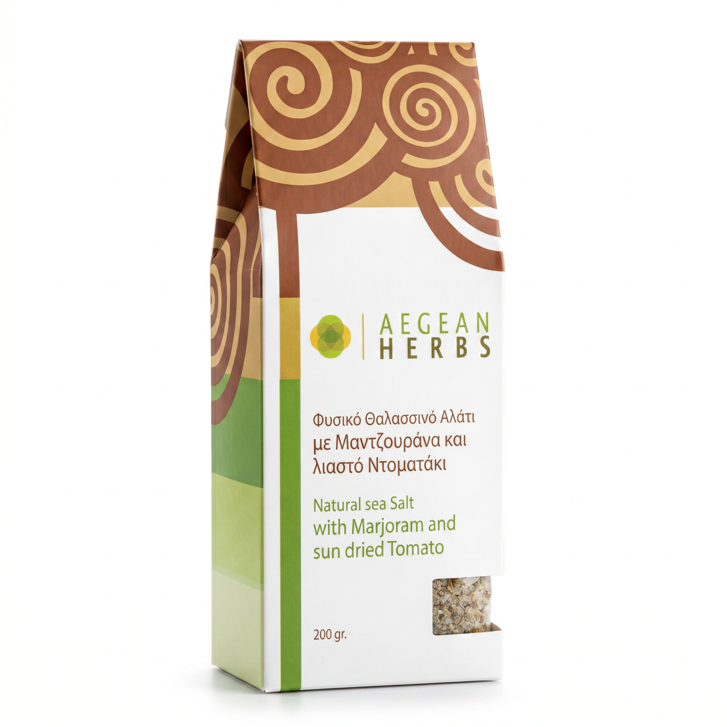 Aegean Herbs Gourmet-Meersalz mit Majoran und getrockneter T