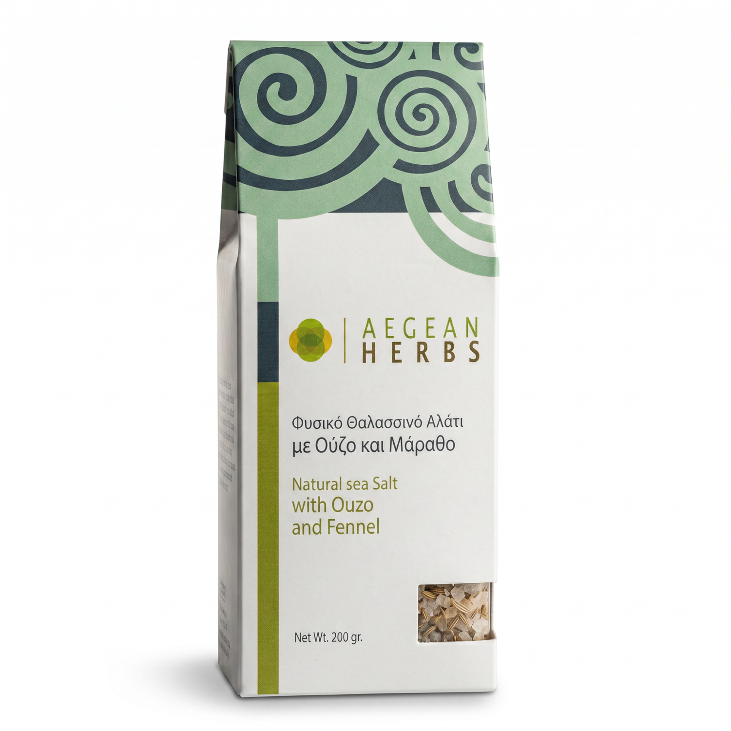 Aegean Herbs Gourmet-Meersalz mit Ouzo und Fenchel 200 g