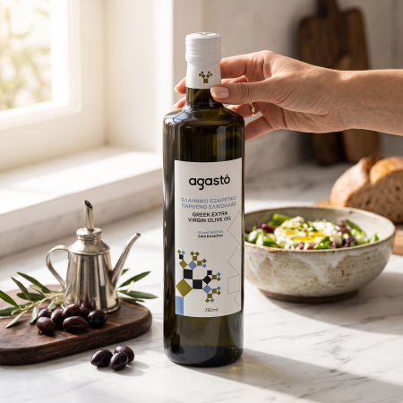 Agasto Olivenöl Extra Nativ 750 ml Flasche