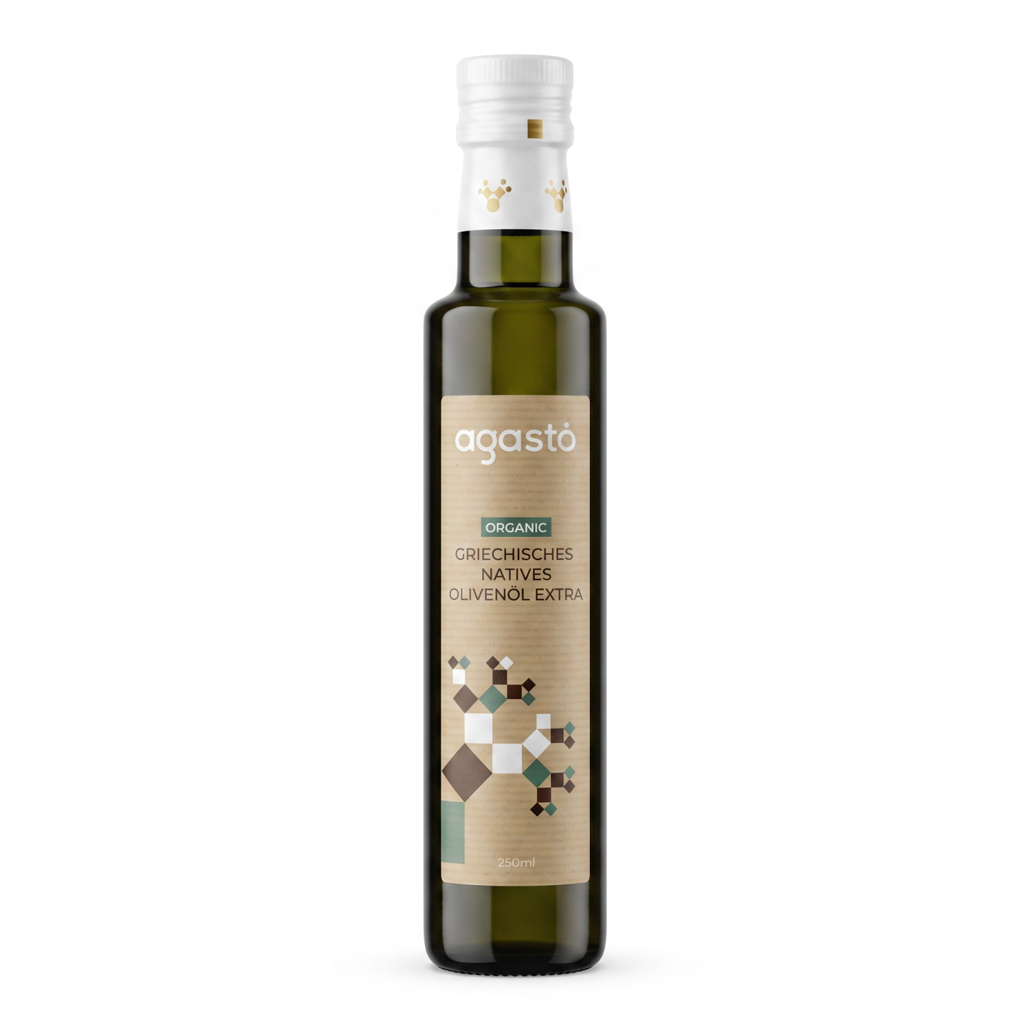Agasto Bio Olivenöl Extra Nativ 250 ml Flasche