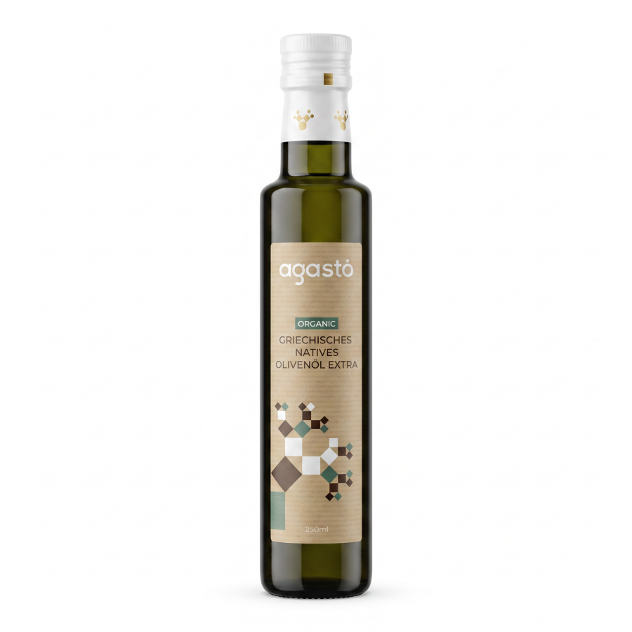 Agasto Bio Olivenöl Extra Nativ 250 ml Flasche