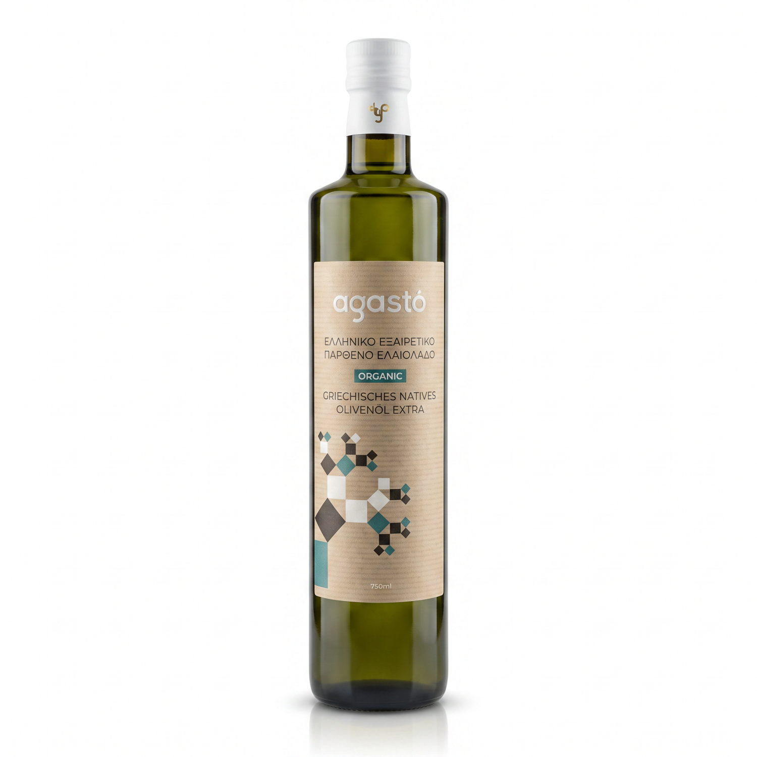 Agasto Bio Olivenöl Extra Nativ 750 ml Flasche