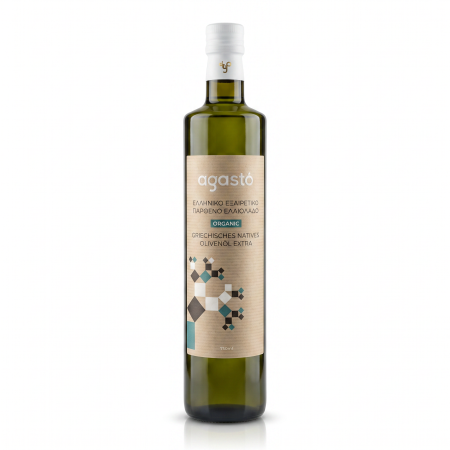 Agasto Bio Olivenöl Extra Nativ 750 ml Flasche