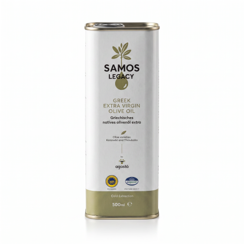 Agasto Samos Legacy Olivenöl Extra Nativ 500 ml Kanister