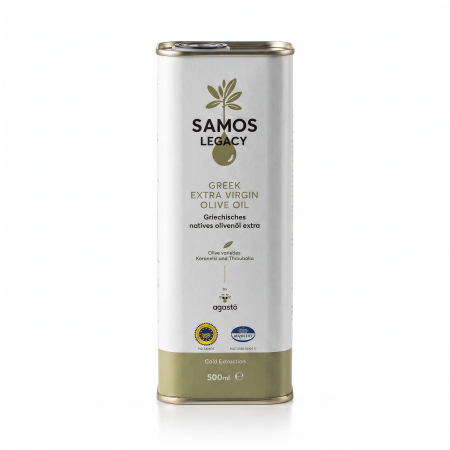 Agasto Samos Legacy Olivenöl Extra Nativ 500 ml Kanister
