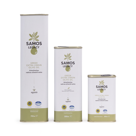 Agasto Samos Legacy Olivenöl Extra Nativ 500 ml Kanister
