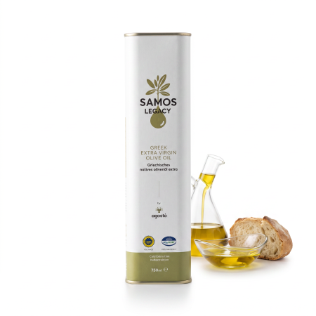 Agasto Samos Legacy Olivenöl Extra Nativ 750 ml Kanister