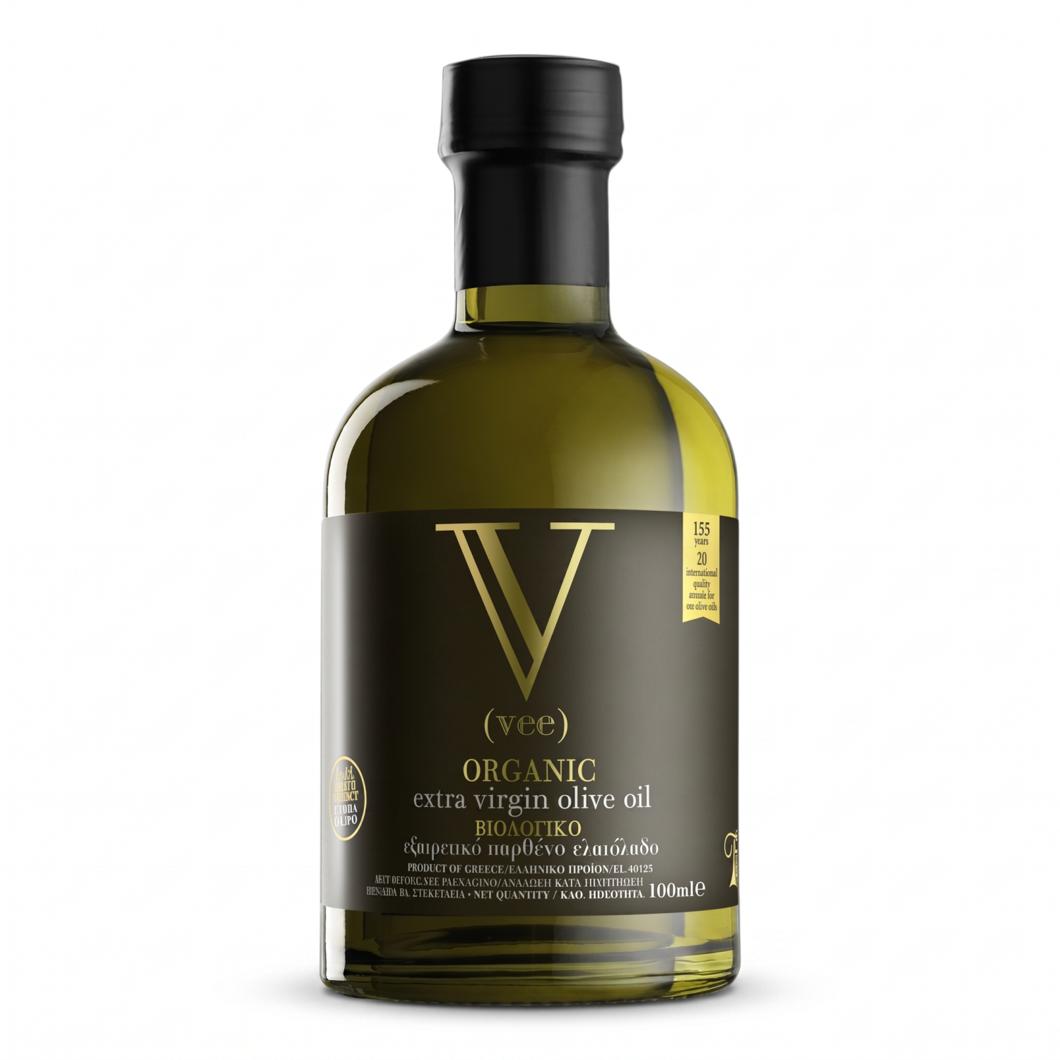 Vassilakis V(Vee) Bio Olivenöl Extra Nativ 100 ml Flasc
