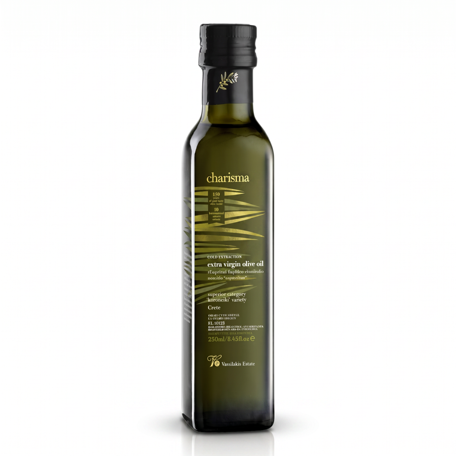 Vassilakis Charisma Olivenöl Extra Nativ 250 ml Flasche