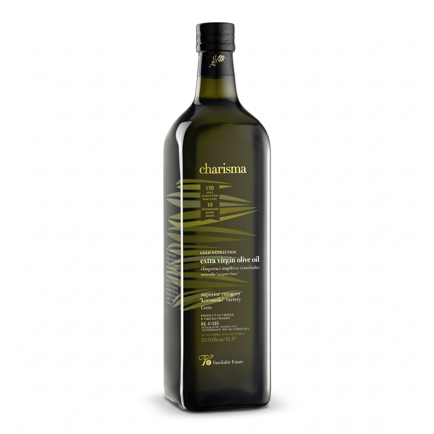 Vassilakis Charisma Olivenöl Extra Nativ 1 l Flasche