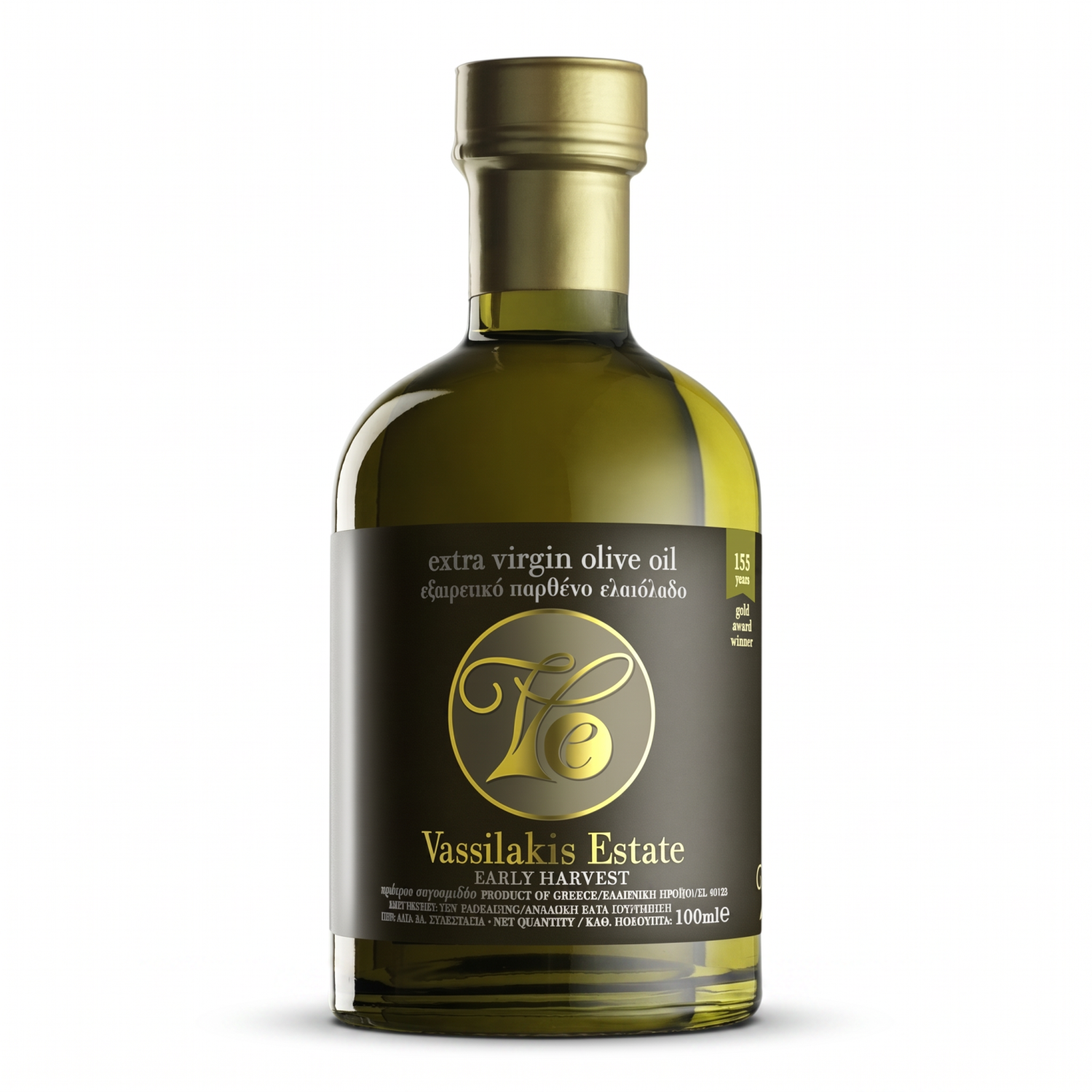 Vassilakis Estate Olivenöl Extra Nativ 100 ml Flasche