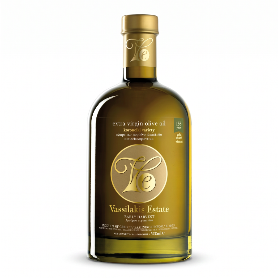 Vassilakis Estate Olivenöl Extra Nativ 500 ml Flasche